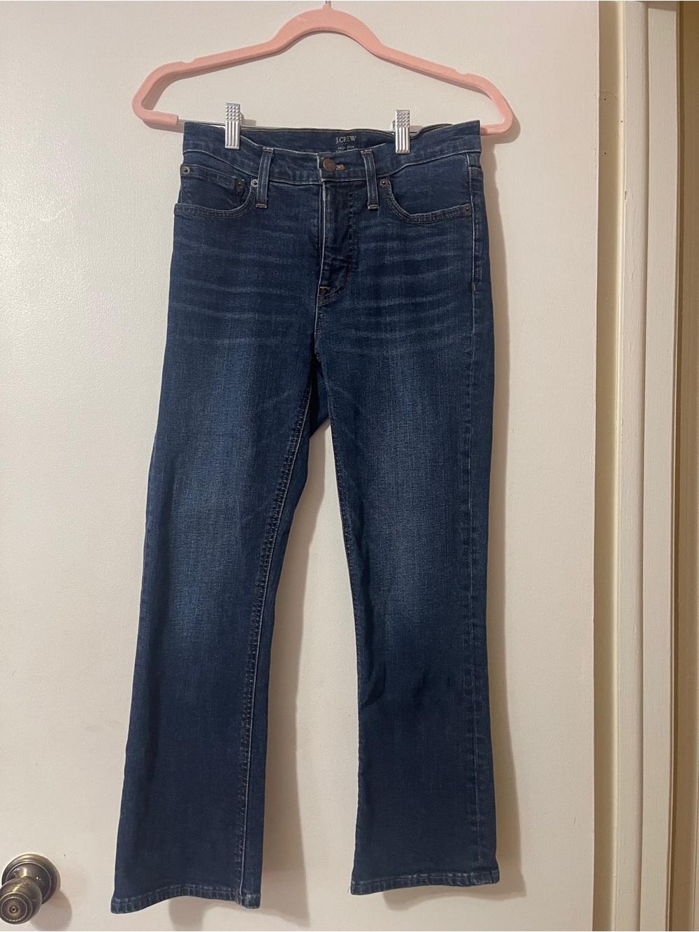 J. Crew Dark Blue Flare Jeans